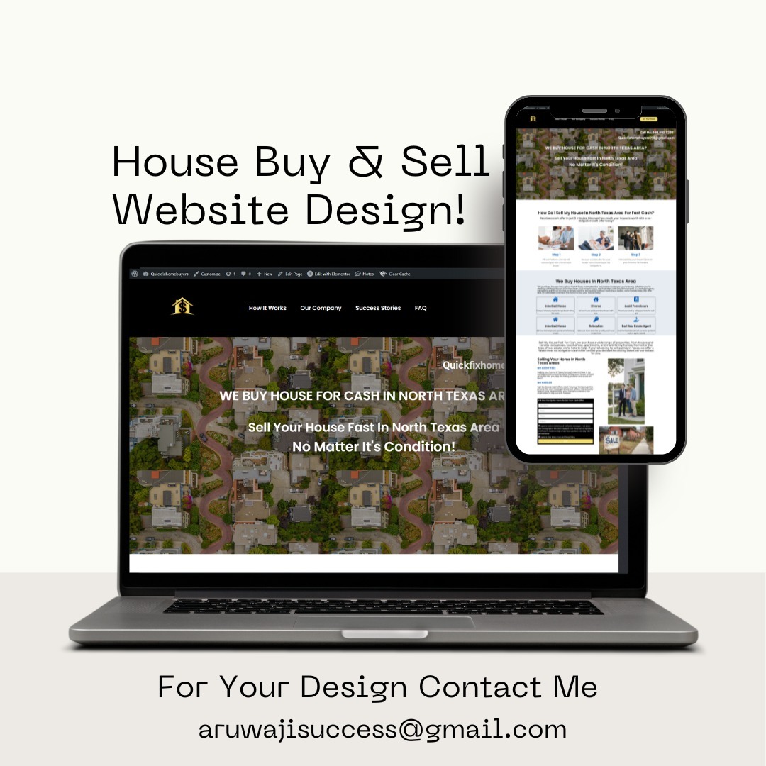 House Buy & Sell Website Design