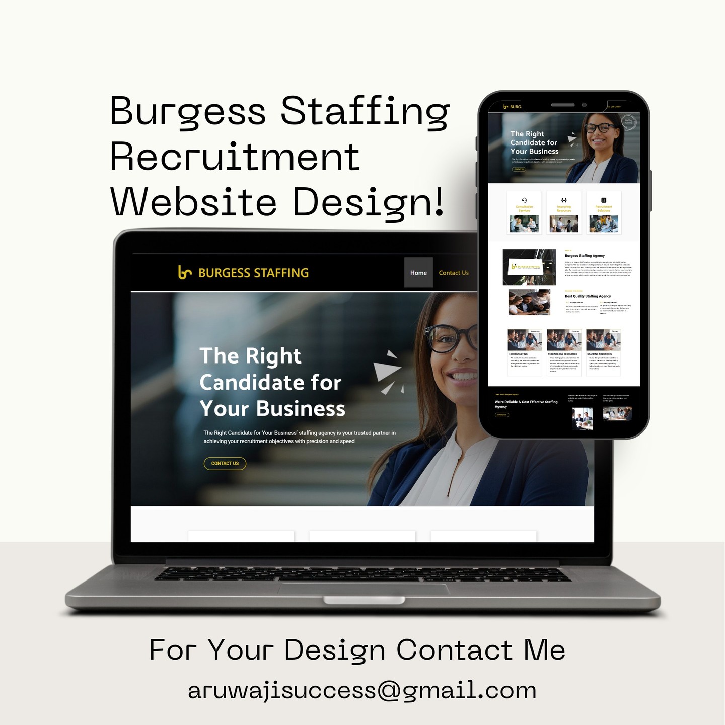 Burgess Staffing Recruitment Website Design